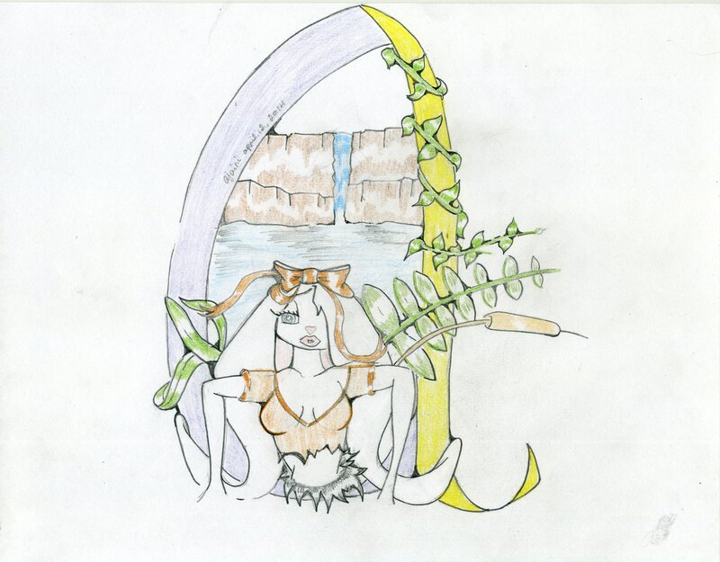 Anthropomorphic Rabbit Woman — Yellow