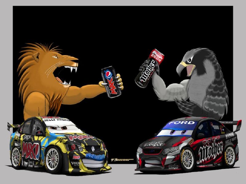 Anthropomorphic Race Cars