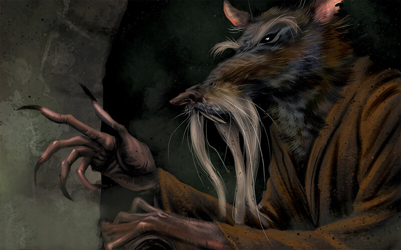 Anthropomorphic Rat Monk