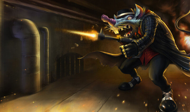 Anthropomorphic Rat Shooting Gun
