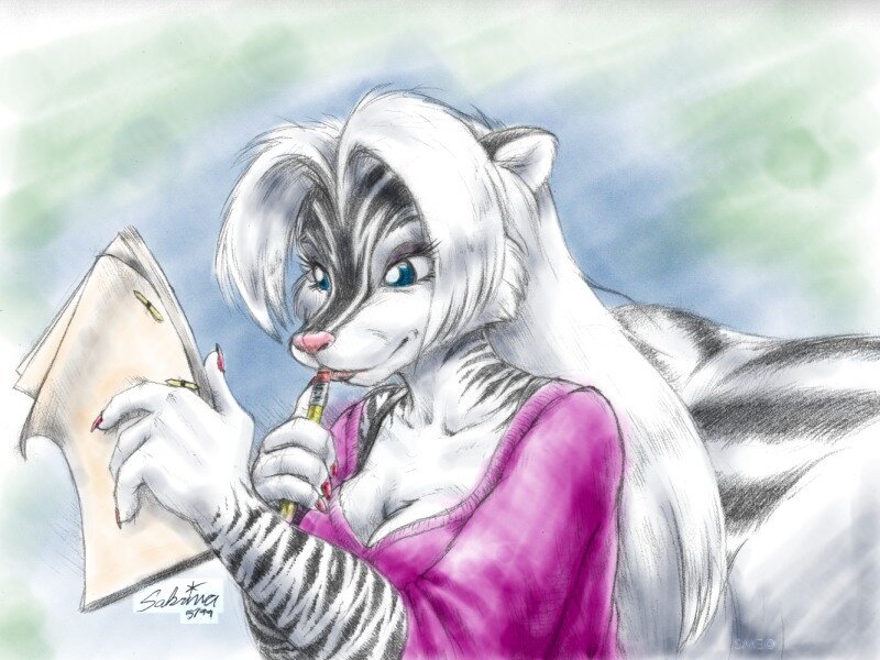 Anthropomorphic Skunk