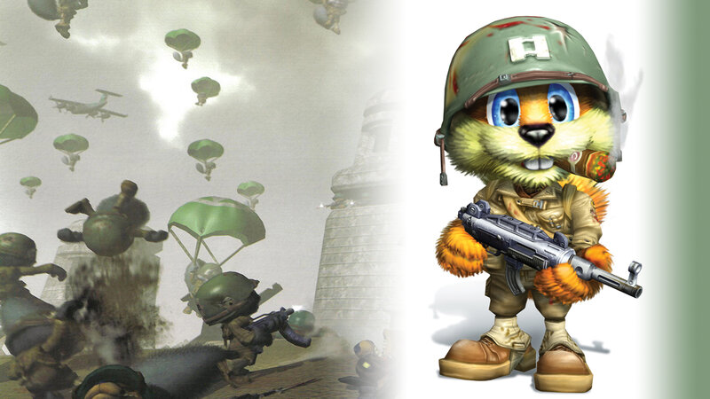 Anthropomorphic Squirrel Soldier