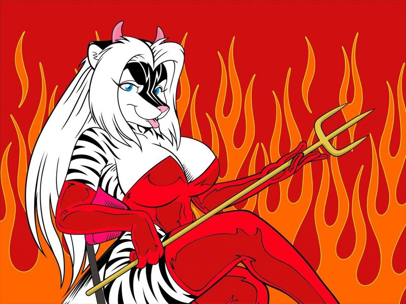 Anthropomorphic Tiger Demon