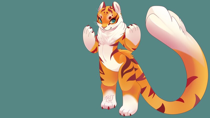 Anthropomorphic Tiger