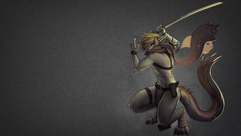 Anthropomorphic Warrior — Gray