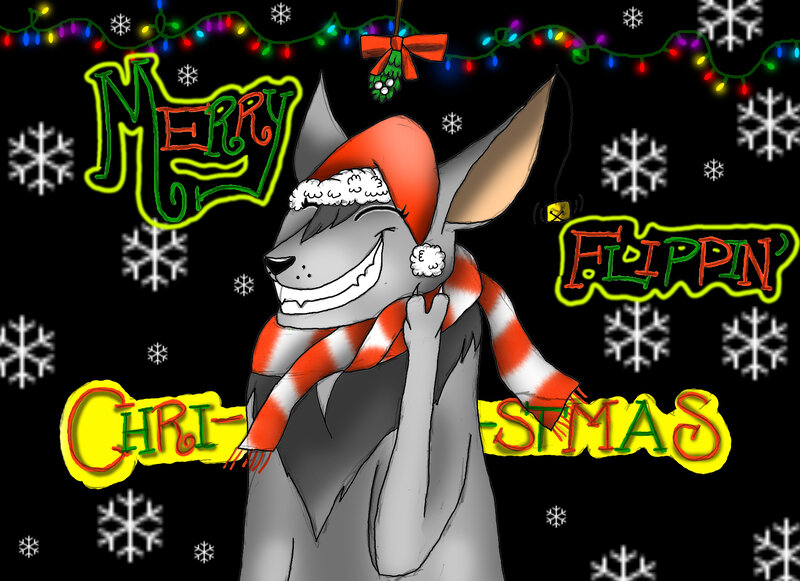 Anthropomorphic Wolf — Black