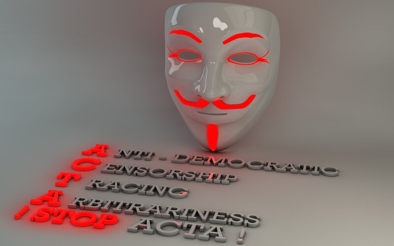 Anti-Acta protest art