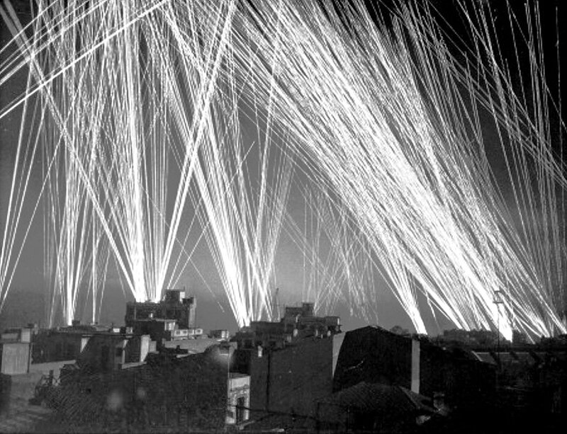 Anti-aircraft Fire at Night