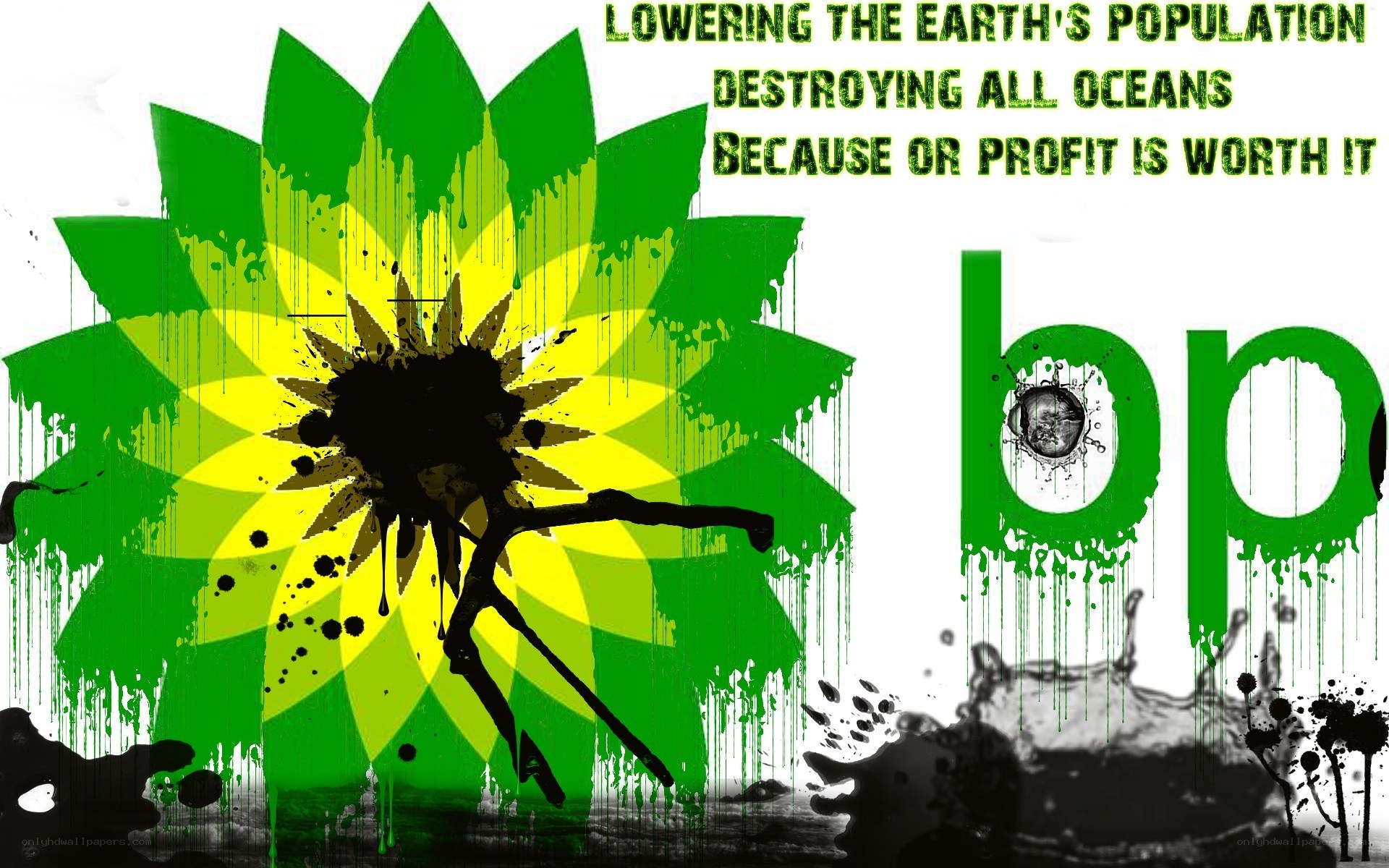 anti-BP protest art