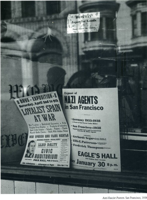 Anti-fascist posters in San Francisco