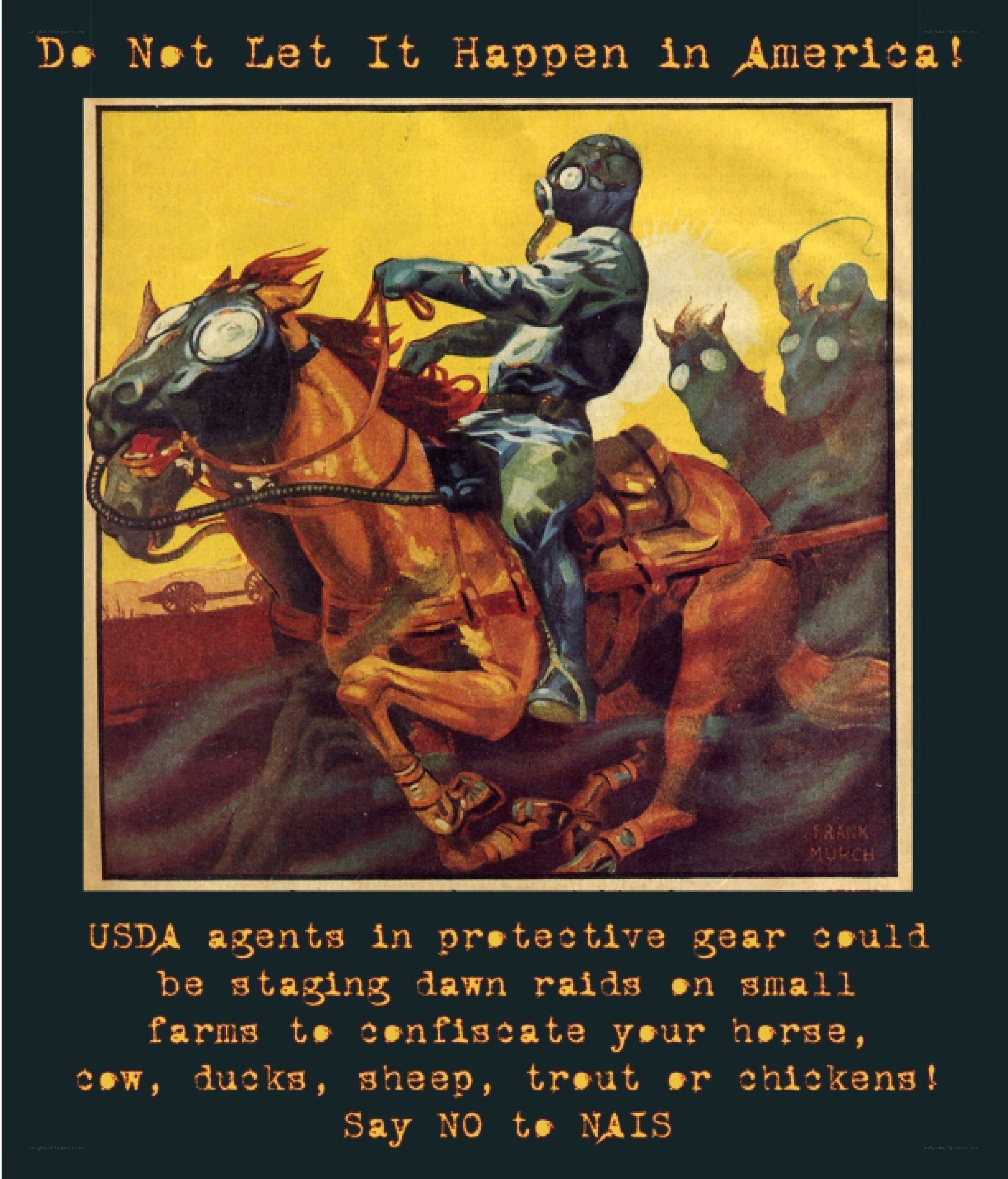 Anti-NAIS propaganda poster