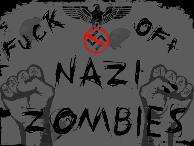 anti-nazi protest sign