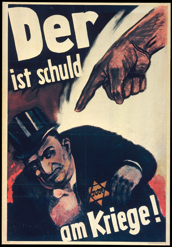 Anti-Semitic propaganda poster