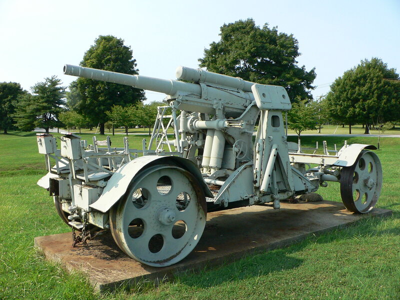 antique artillery piece on display