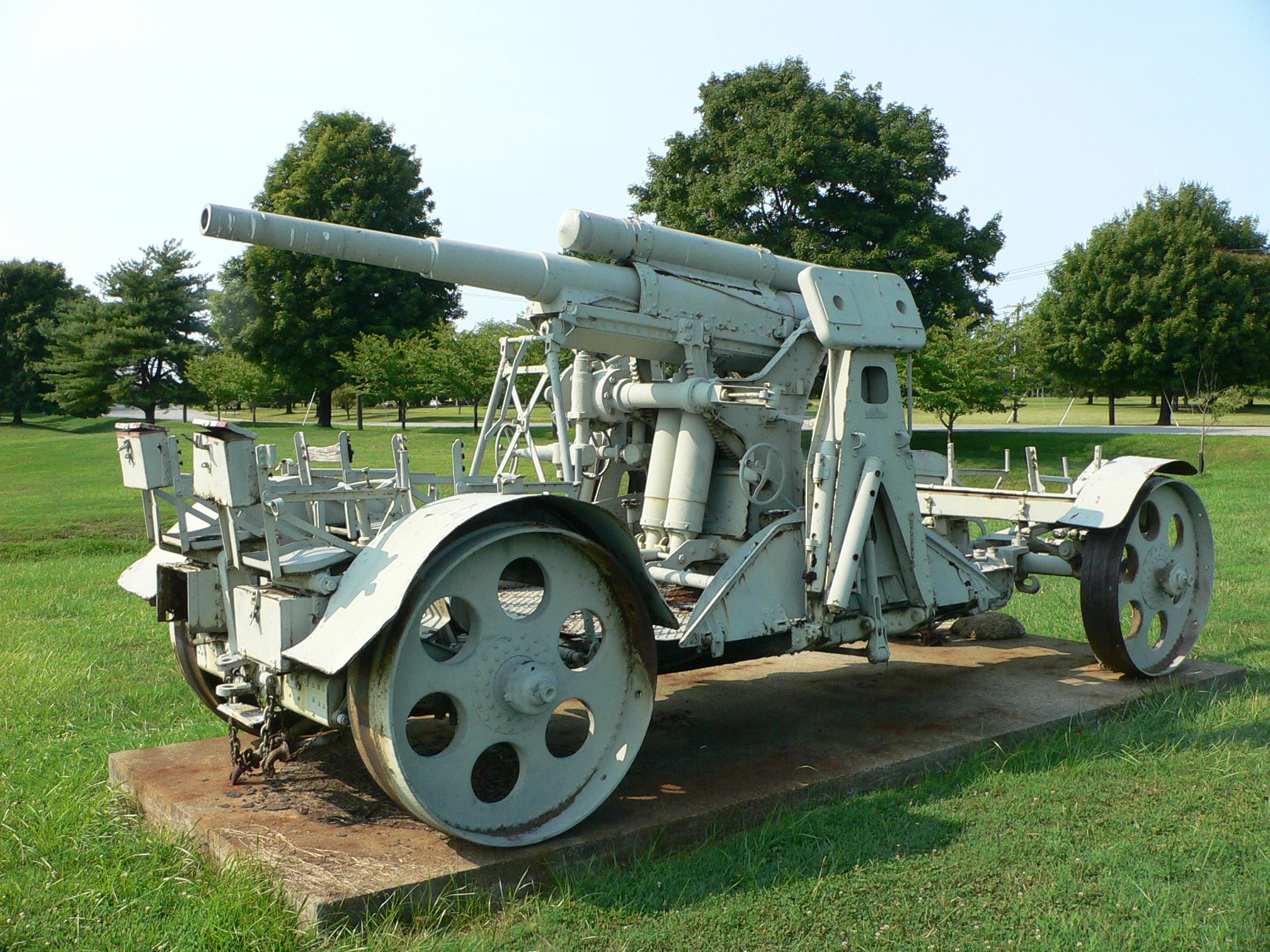 antique artillery piece on display