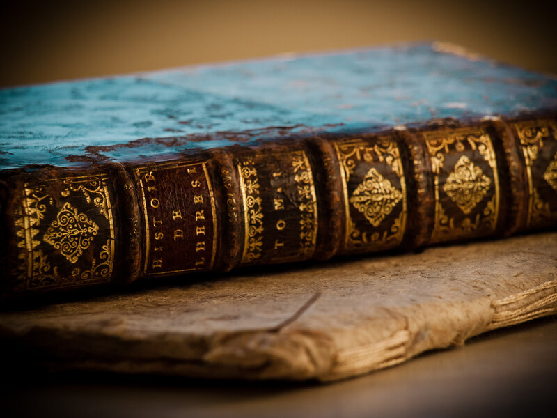 Antique Book Spine