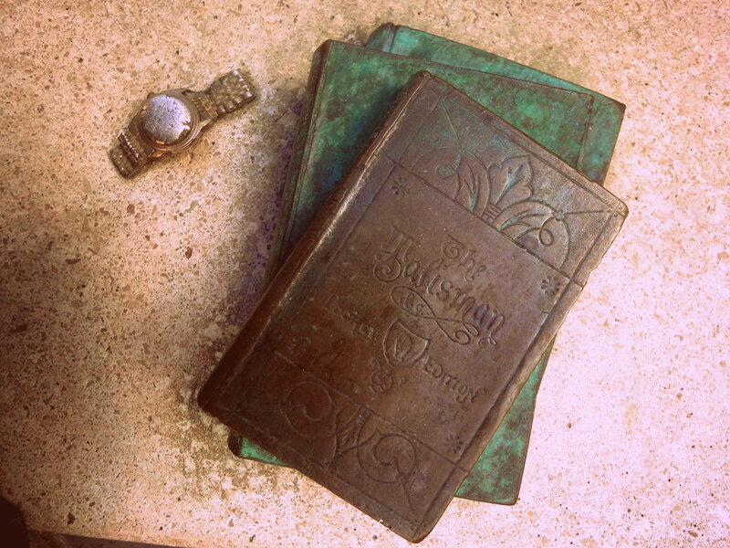 Antique Books and Watch