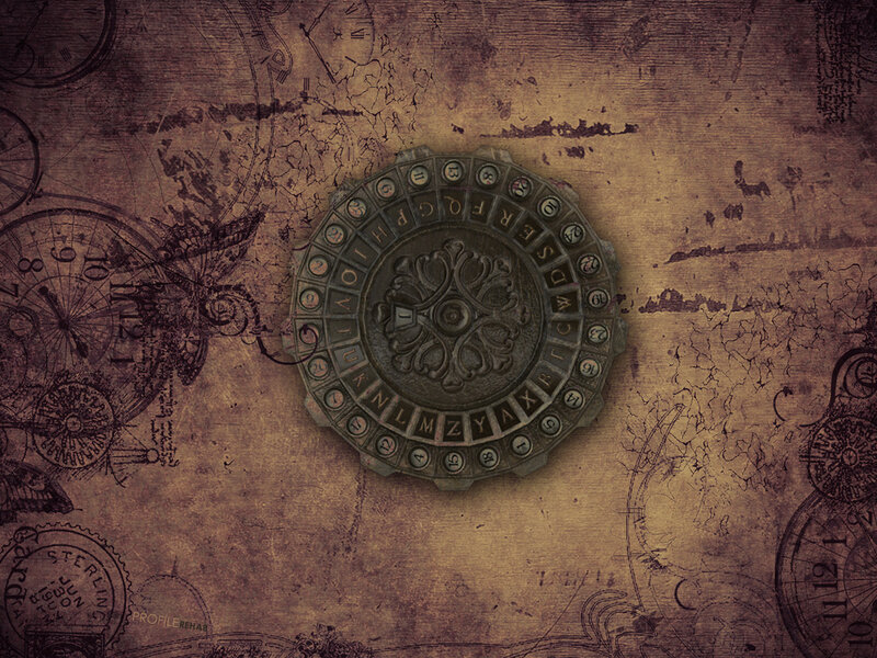 Antique Cipher Wheel