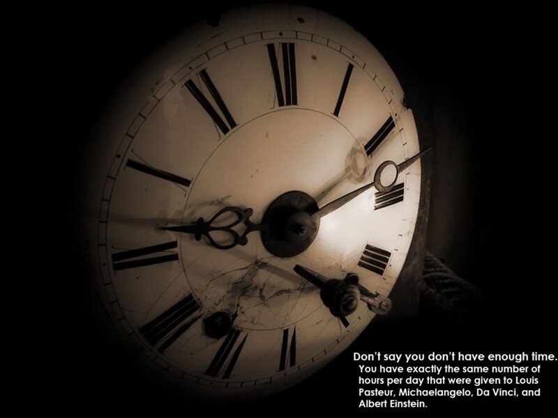Antique Clock Face — Black, Dramatic, Night