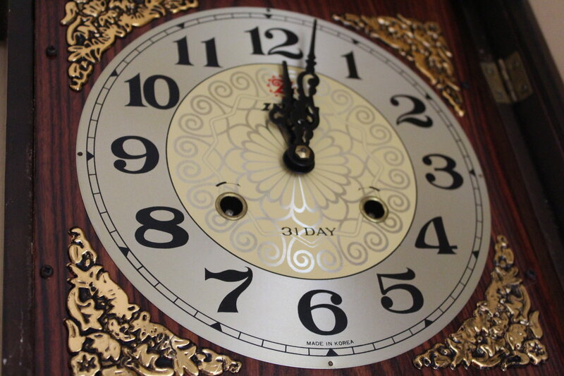 Antique Clock Face — Brown, Neutral