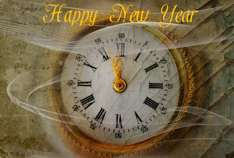 Antique Clock Face — Gold