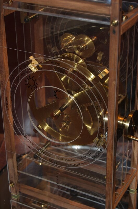Antique clock mechanism