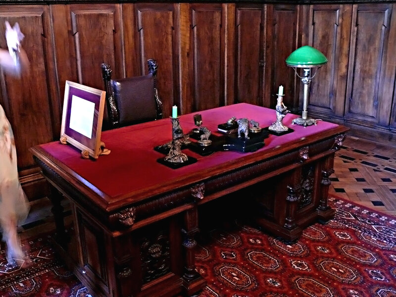 Antique Desk in Study