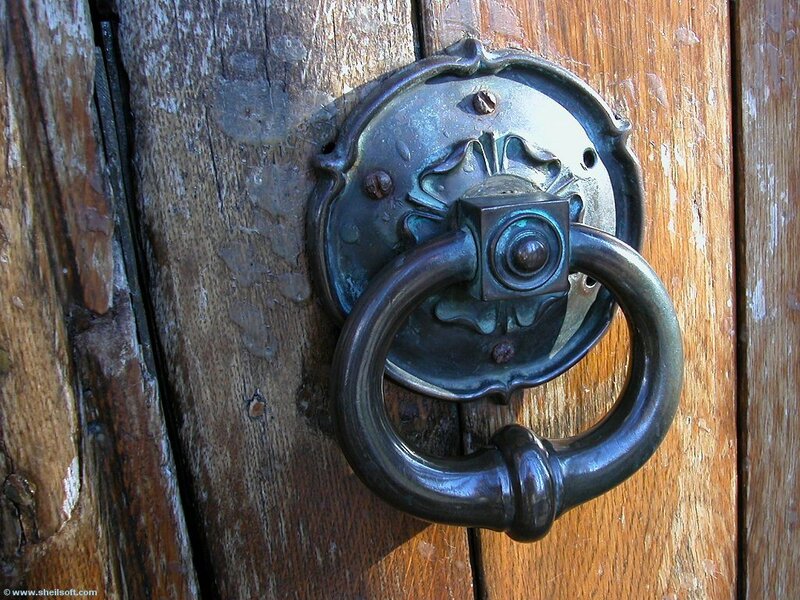 antique door knocker