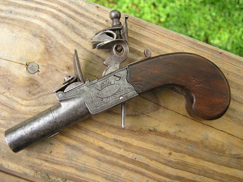 antique flintlock pistol