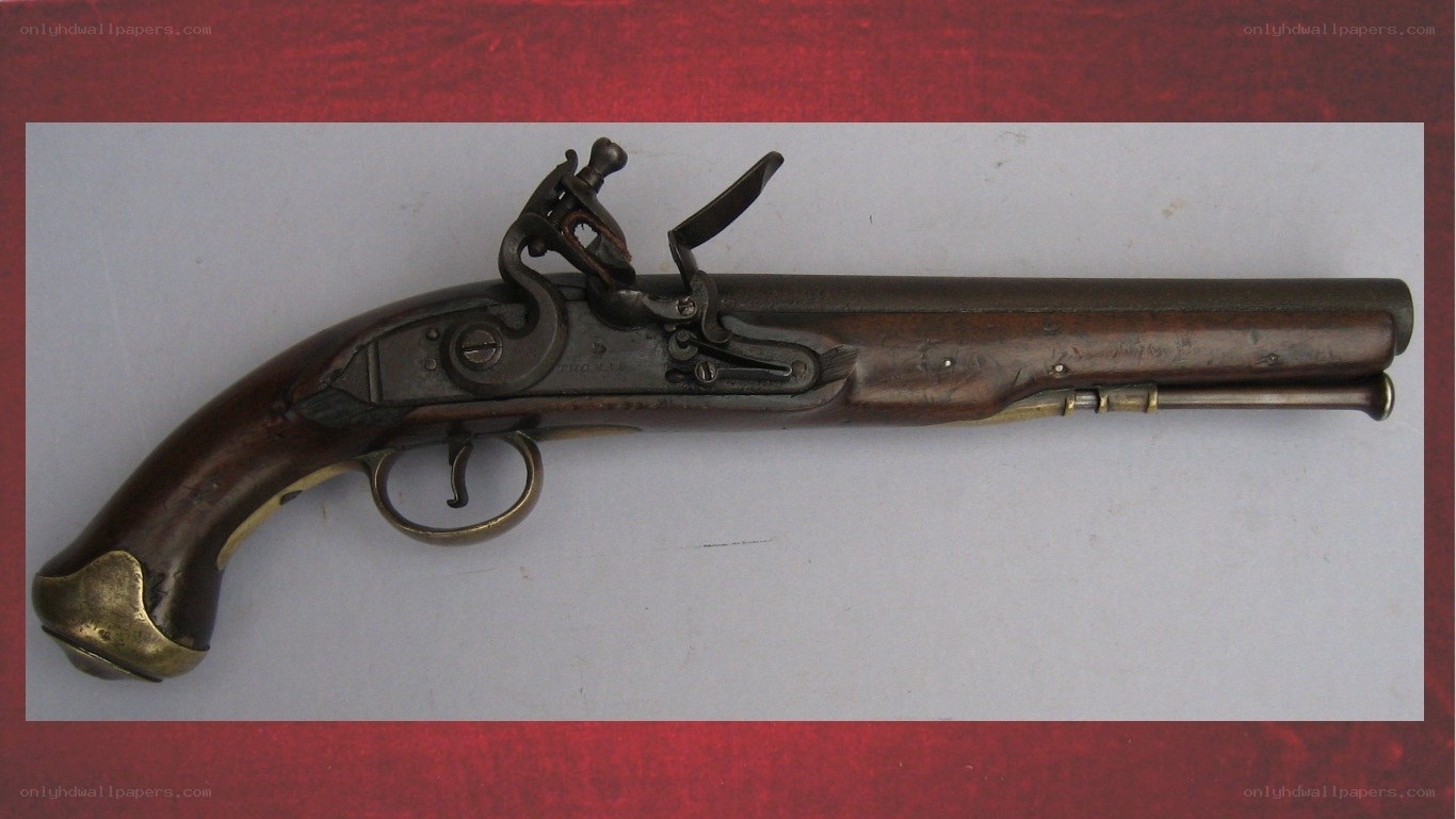 antique flintlock pistol