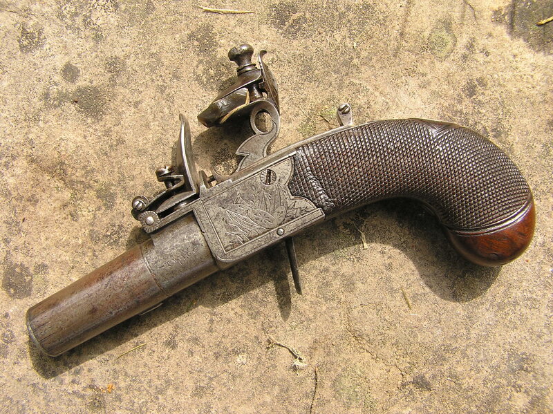 antique flintlock pistol