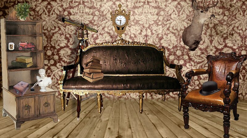 Antique Furniture Arrangement