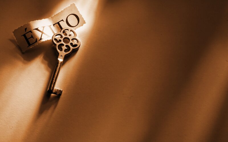 Antique Key and Paper