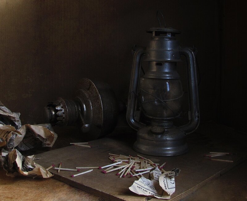 Antique Lantern and Matches