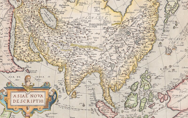 Antique Map of Asia