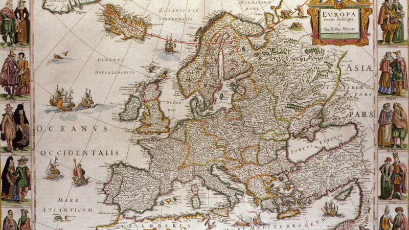 Antique Map of Europe