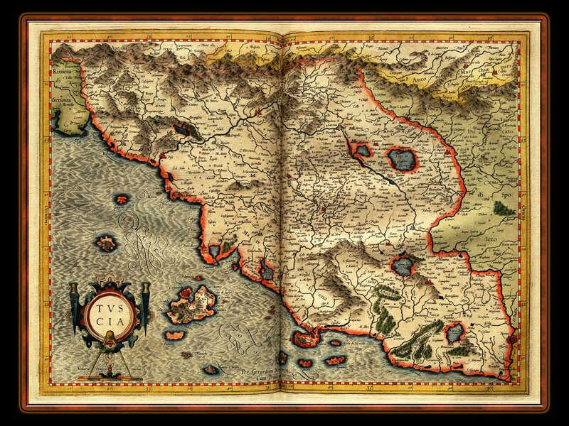 Antique Map of Italy