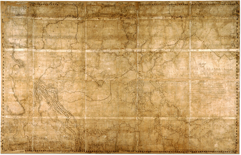 Antique map of North America