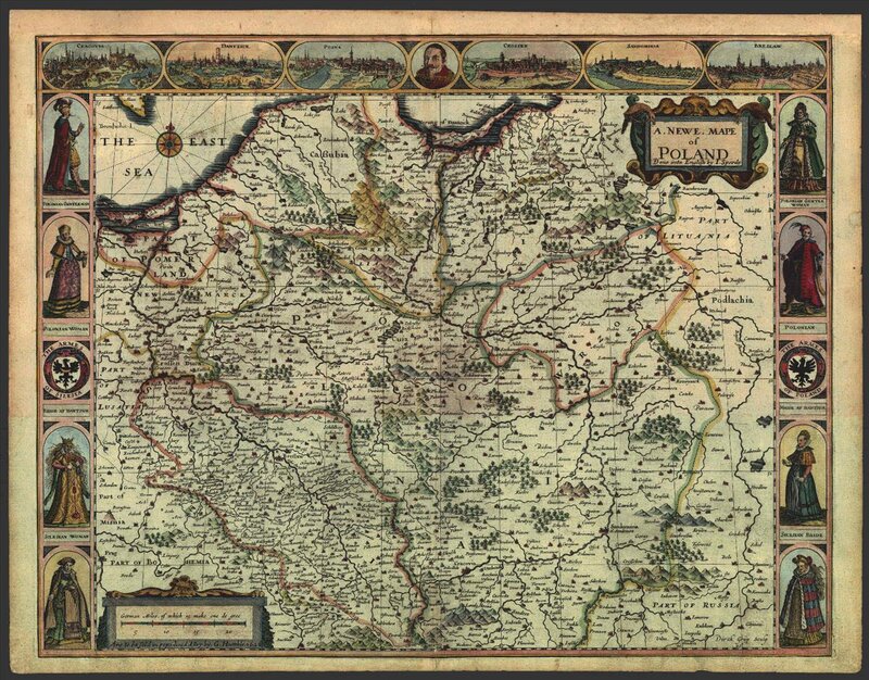 Antique Map of Poland