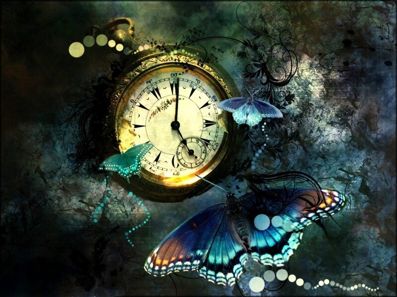 Antique Pocket Watch — Blue