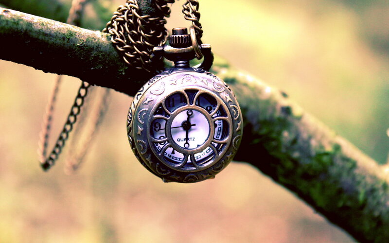 Antique Pocket Watch — Bronze