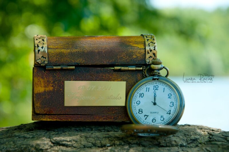 Antique Pocket Watch — Brown, Serene, Afternoon