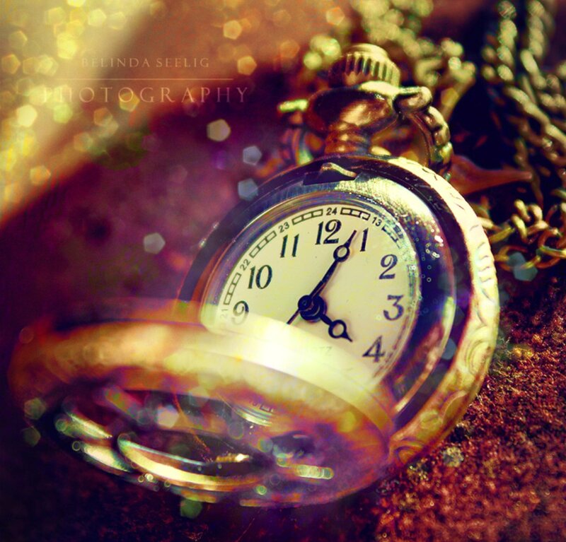 Antique Pocket Watch — Gold, Dreamy