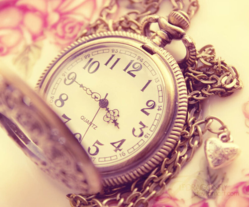 Antique Pocket Watch — Gold