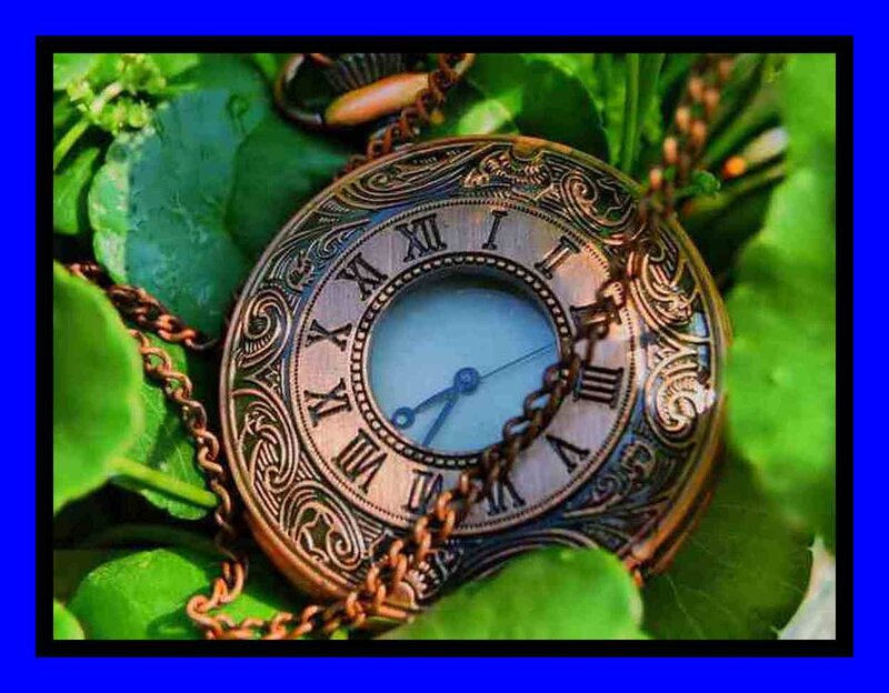 Antique Pocket Watch — Green, Serene