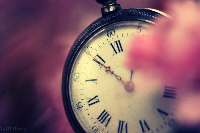 Antique Pocket Watch — Purple, Dreamy