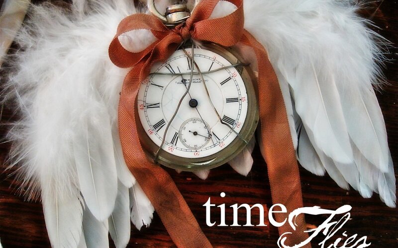 Antique Pocket Watch — White, Melancholic