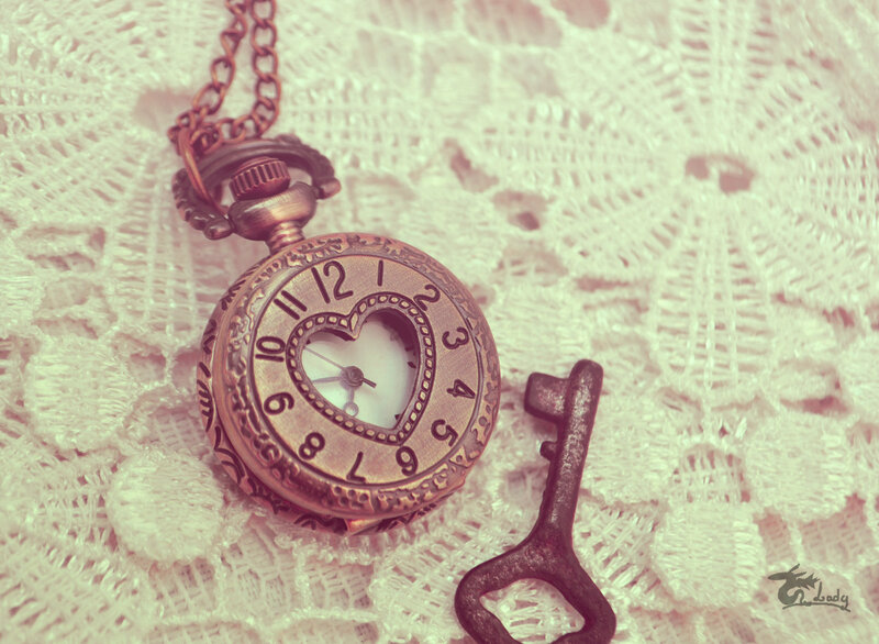 Antique Pocket Watch — White