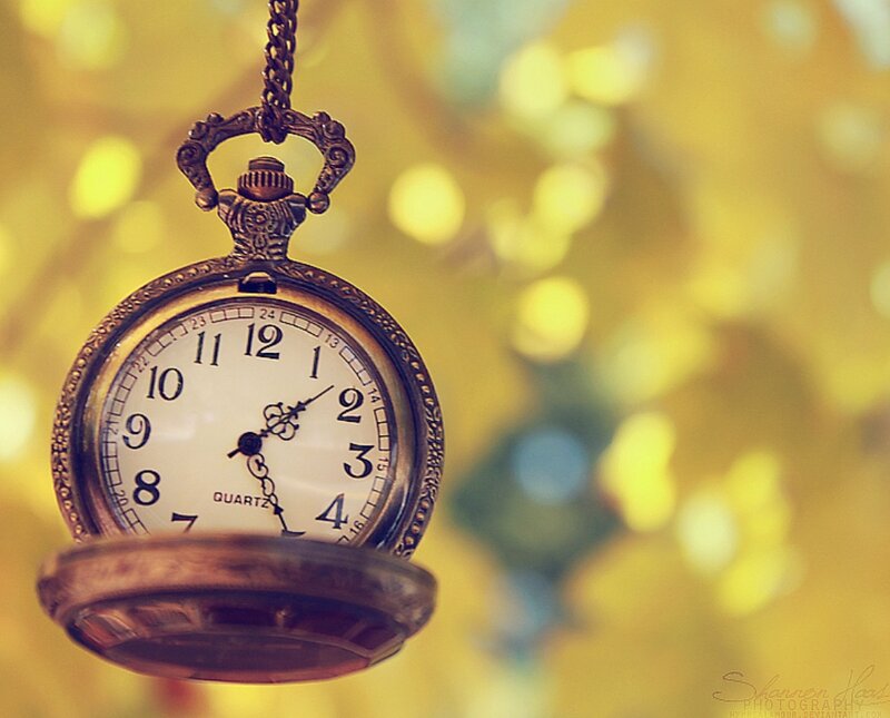 Antique Pocket Watch — Yellow
