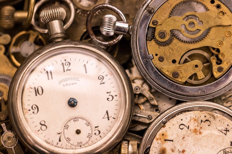 Antique Pocket Watches — Silver
